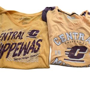 Central michigan university sz. large tshirt bundle
